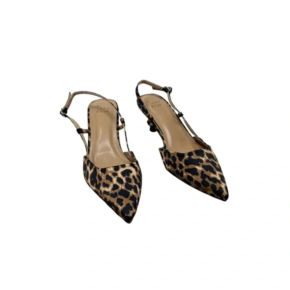 A New Day Animal Print Slingback Heels - Picture 3 of 4